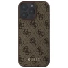 Чохол Guess 4G Metal Gold Logo для iPhone 16 Pro Max Brown (GUHCP16XG4GFBR)