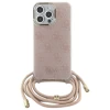 Чехол Guess Crossbody Cord 4G Print для iPhone 16 Pro Max Pink (GUHCP16XHC4SEP)