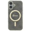 Чехол Guess IML 4G для iPhone 16 Plus Brown with MagSafe (GUHMP16MH4STW)