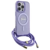 Чохол Guess Crossbody Cord Script для iPhone 16 Pro Max Purple with MagSafe (GUHMP16XHCTSGNSU)