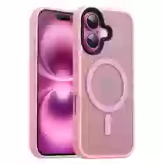 Чохол для iPhone 16 WAVE Matte Insane Case with Magnetic Ring Pink