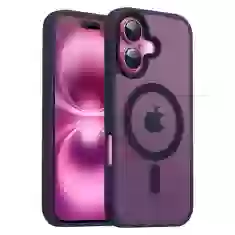 Чохол для iPhone 16 Plus WAVE Matte Insane Case with Magnetic Ring Deep Purple