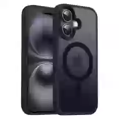 Чохол для iPhone 16 Plus WAVE Matte Insane Case with Magnetic Ring Black