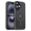 Чохол для iPhone 16 WAVE Matte Insane Case with Magnetic Ring Gray