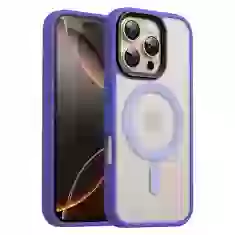 Чохол для iPhone 16 Pro Max WAVE Matte Insane Case with Magnetic Ring Ultramarine