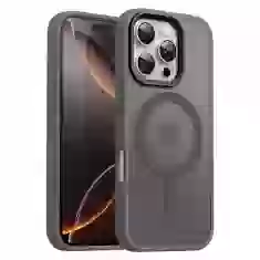 Чохол для iPhone 16 Pro Max WAVE Matte Insane Case with Magnetic Ring Gray