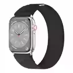 Ремінець Switcheasy Flex Woven Nylon для Apple Watch 42 | 41 | 40 | 38 mm Black (SAW341161BK23)