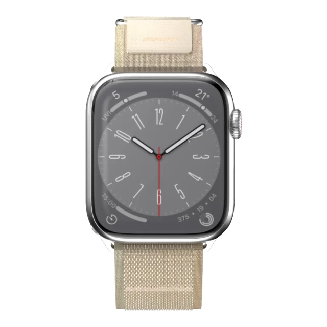 Ремінець Switcheasy Flex Woven Nylon для Apple Watch 42 | 41 | 40 | 38 mm Starlight (SAW341161SI23)