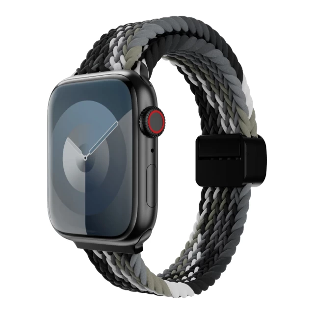 Ремінець Switcheasy Candy Braided Nylon для Apple Watch 42 | 41 | 40 | 38 mm Black Gray (SAW341237BY24)