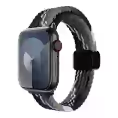 Ремінець Switcheasy Candy Braided Nylon для Apple Watch 42 | 41 | 40 | 38 mm Black Gray (SAW341237BY24)