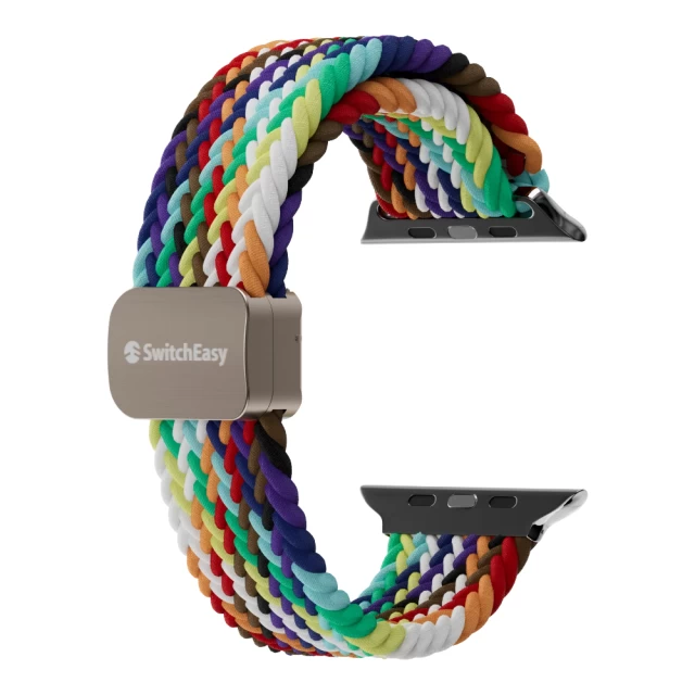 Ремешок Switcheasy Candy Braided Nylon для Apple Watch 49 | 46 | 45 | 44 mm Pride (SAW459237PR24)