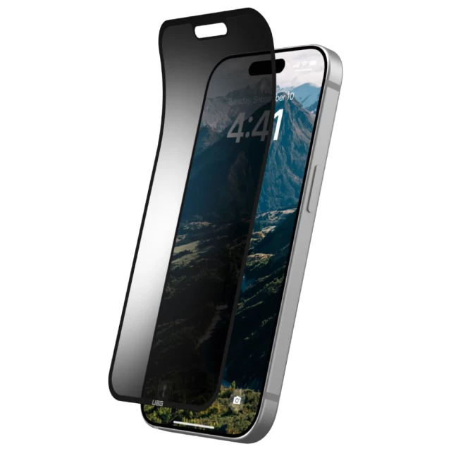 Защитная пленка UAG Removable & Reusable Privacy Screen для iPhone 16 Glass Tint (14437011NA)