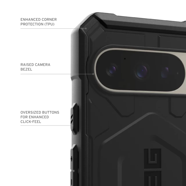 Чехол UAG Pathfinder для Google Pixel 9 Pro Black with MagSafe (614455114040)