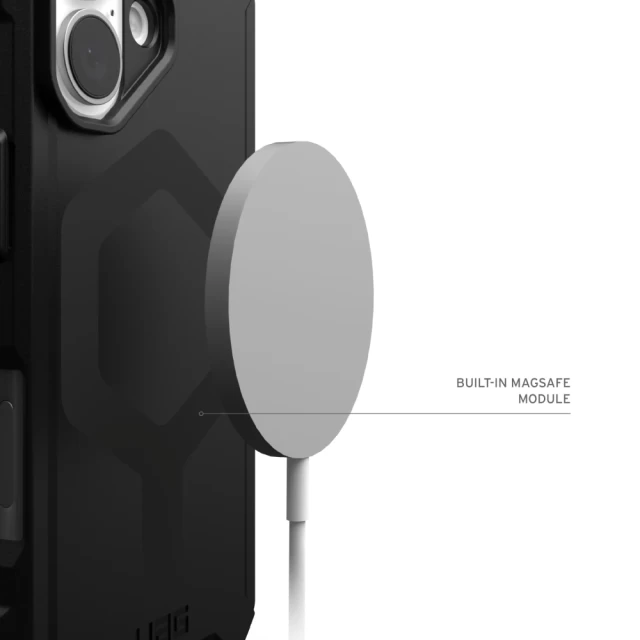 Чохол UAG Essential Armor для iPhone 16 Plus Black with MagSafe (114447114040)