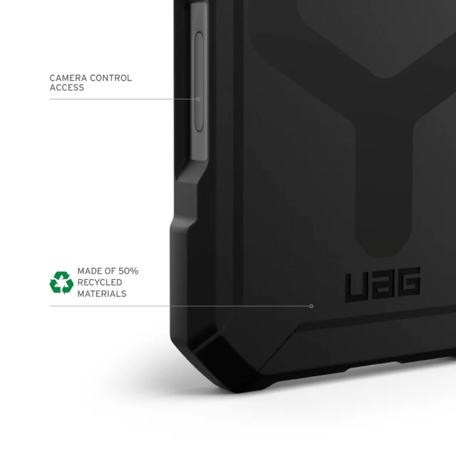 Чохол UAG Essential Armor для iPhone 16 Plus Black with MagSafe (114447114040)