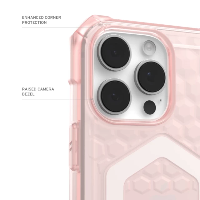 Чохол UAG Essential Armor для iPhone 16 Pro Rose with MagSafe (114448114C4C)