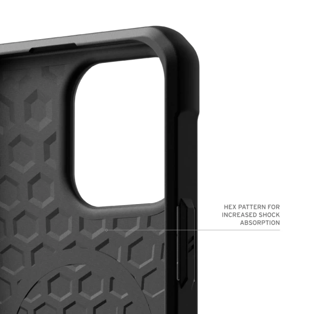 Чохол UAG Metropolis LT для iPhone 16 Pro Kevlar Black with MagSafe (114452113940)