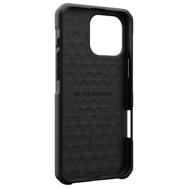 Чохол UAG Metropolis LT для iPhone 16 Pro Max Kevlar Black with MagSafe (114453113940)