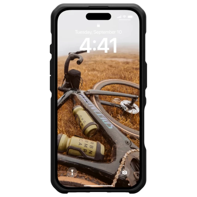 Чохол UAG Metropolis LT для iPhone 16 Kevlar Black with MagSafe (114454113940)