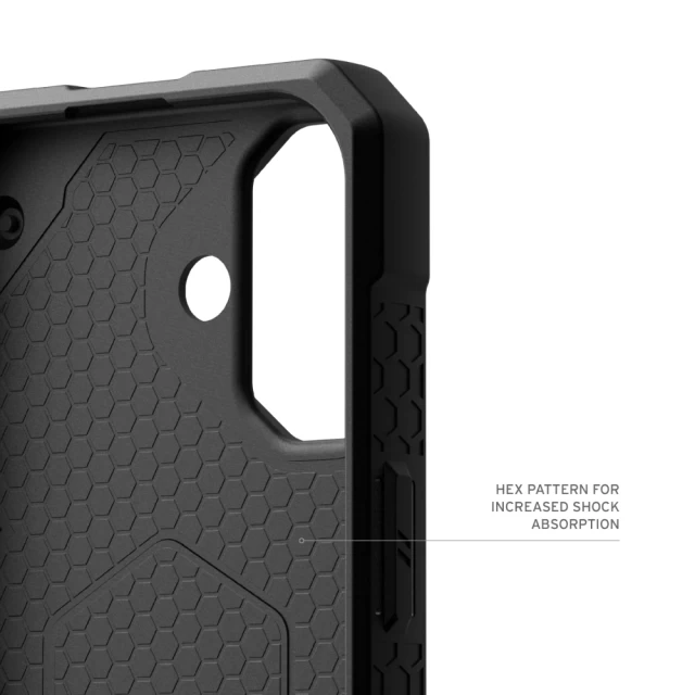 Чохол UAG Monarch Pro для iPhone 16 Plus Kevlar Black with MagSafe (114455113940)