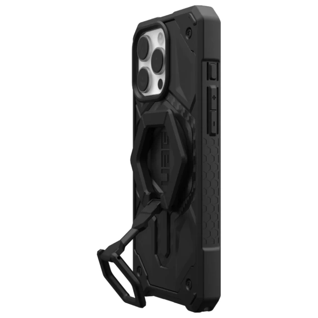 Чохол UAG Monarch Pro Ring Stand для iPhone 16 Pro Max Carbon Fiber with MagSafe (1144571BV01)