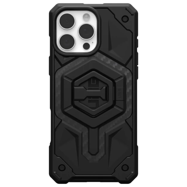 Чохол UAG Monarch Pro Ring Stand для iPhone 16 Pro Max Carbon Fiber with MagSafe (1144571BV01)