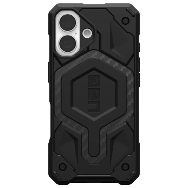 Чохол UAG Monarch Pro для iPhone 16 Carbon Fiber with MagSafe (114458114242)