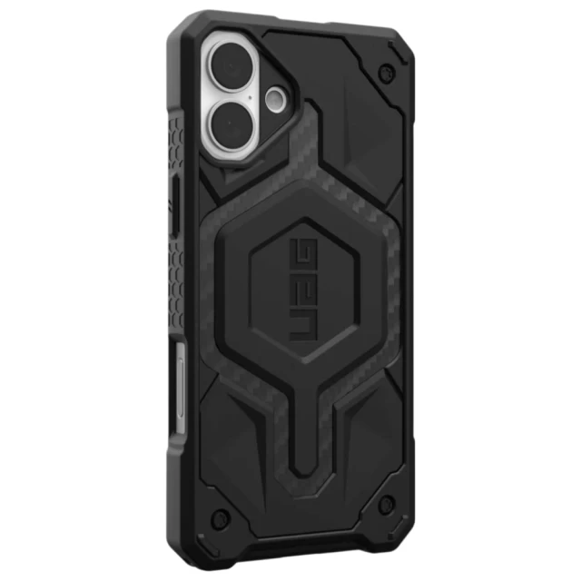 Чохол UAG Monarch для iPhone 16 Carbon Fiber (114462114242)