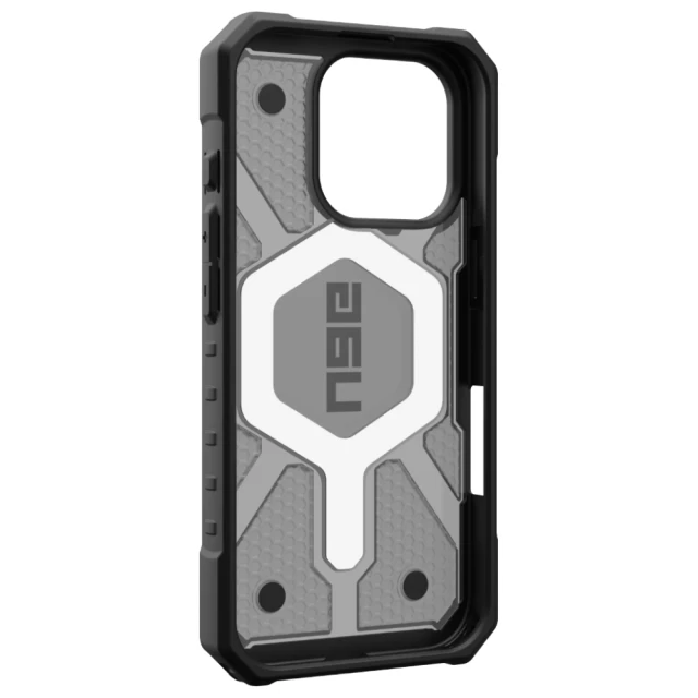 Чохол UAG Pathfinder Clear для iPhone 16 Pro Ash with MagSafe (114464113131)