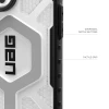 Чохол UAG Pathfinder Clear для iPhone 16 Pro Ice Silver with MagSafe (114464114343)