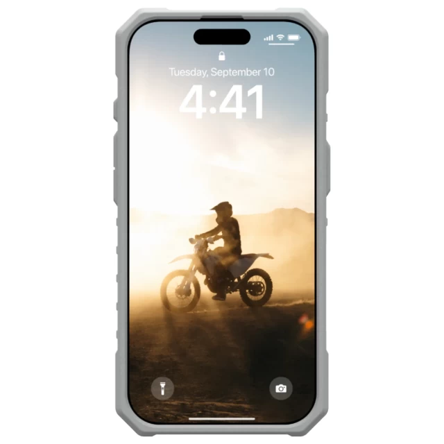 Чохол UAG Pathfinder Clear для iPhone 16 Pro Active Neon with MagSafe (114464118181)