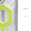 Чохол UAG Pathfinder Clear для iPhone 16 Pro Active Neon with MagSafe (114464118181)