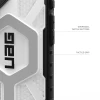 Чохол UAG Pathfinder Clear для iPhone 16 Ice Silver with MagSafe (114466114343)