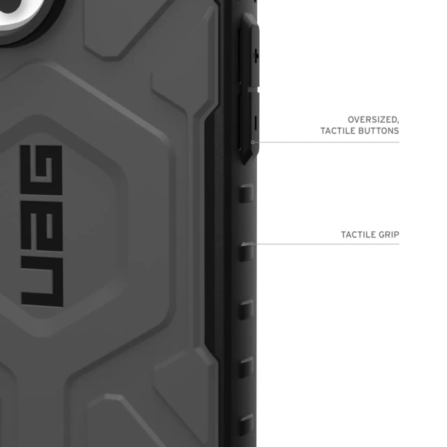 Чохол UAG Pathfinder для iPhone 16 Pro Silver with MagSafe (114468113333)