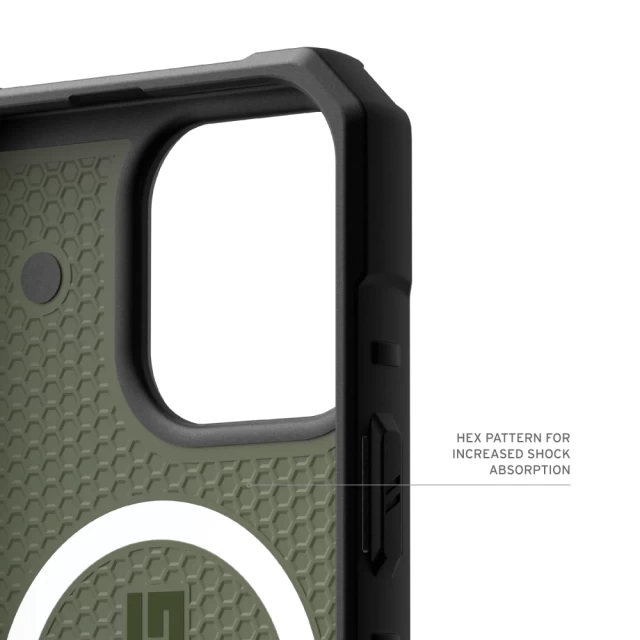 Чохол UAG Pathfinder для iPhone 16 Pro Olive Drab with MagSafe (114468117272)