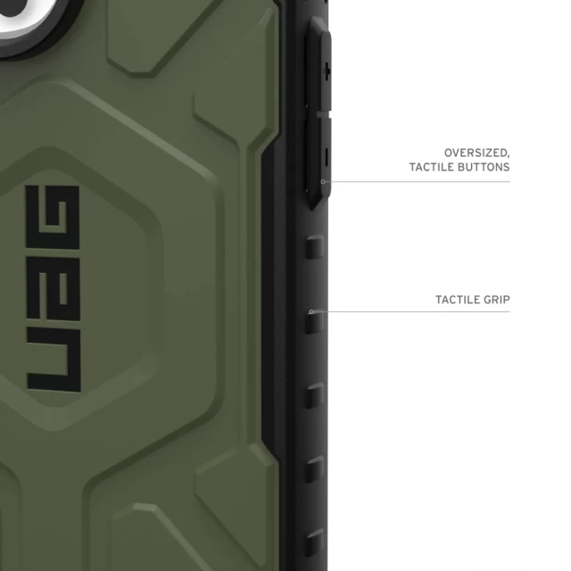 Чохол UAG Pathfinder для iPhone 16 Pro Max Olive Drab with MagSafe (114469117272)