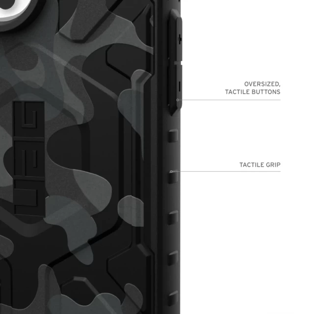 Чохол UAG Pathfinder SE для iPhone 16 Pro Midnight Camo with MagSafe (114471114061)