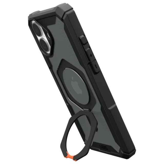 Чохол UAG Plasma XTE для iPhone 16 Plus Black Orange with MagSafe (114473114097)