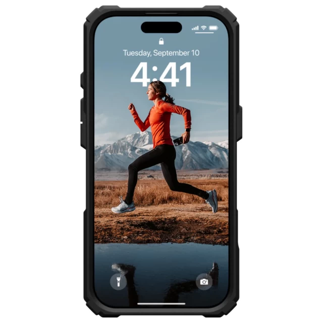 Чохол UAG Plasma XTE для iPhone 16 Pro Black Orange with MagSafe (114474114097)