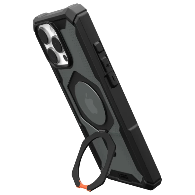 Чохол UAG Plasma XTE для iPhone 16 Pro Max Black Orange with MagSafe (114475114097)