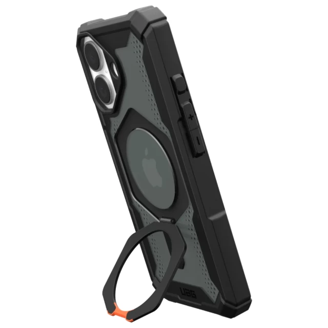 Чохол UAG Plasma XTE для iPhone 16 Black Orange with MagSafe (114476114097)