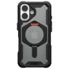 Чохол UAG Plasma XTE для iPhone 16 Black Orange with MagSafe (114476114097)