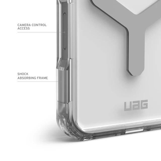 Чохол UAG Plyo для iPhone 16 Pro Max Ice Silver with MagSafe (114481114333)