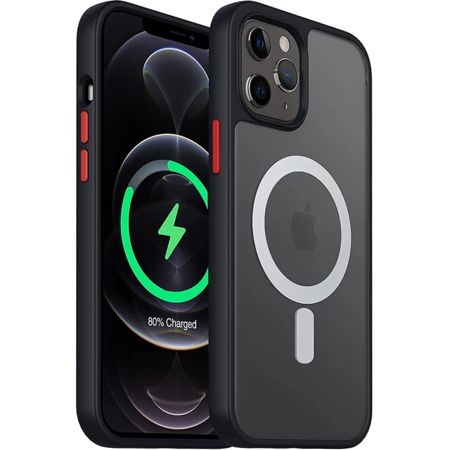 Чехол Upex Hard Case with MagSafe для iPhone 12 | 12 Pro Black (UP33981)