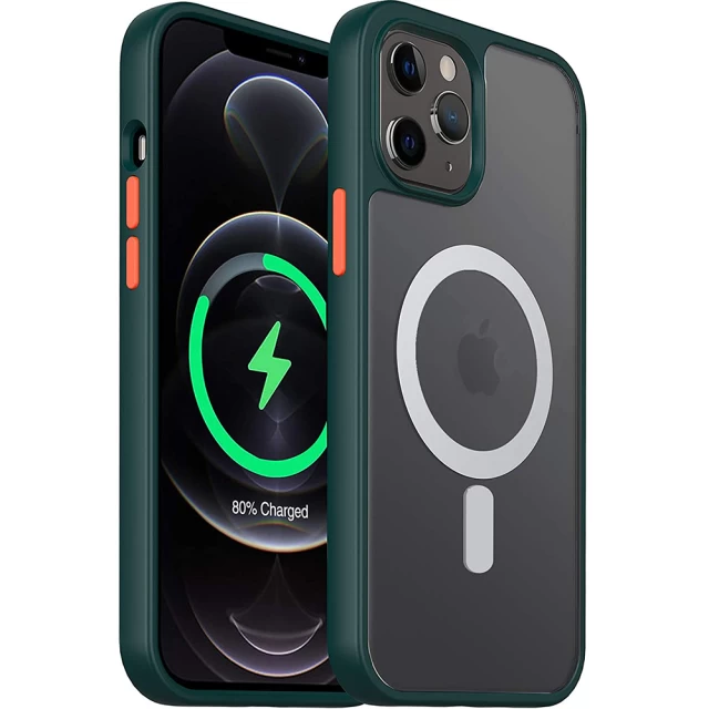 Чехол Upex Hard Case with MagSafe для iPhone 12 | 12 Pro Cyprus Green (UP33983)