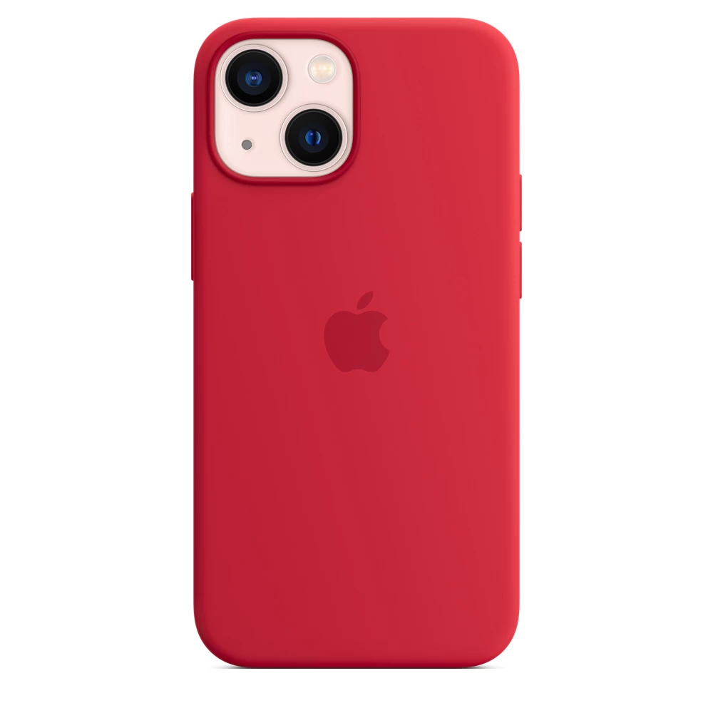 Чехол Apple Silicone Case для iPhone 13 mini with MagSafe (PRODUCT)RED  Original (MM233ZE/A) - купить по цене 2949 ₴ в Киеве / Украине. Оригинальный  товар с гарантией качества.