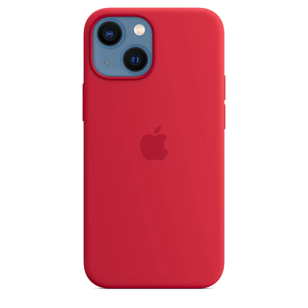 Чехол Apple Silicone Case для iPhone 13 mini with MagSafe (PRODUCT)RED  Original (MM233ZE/A) - купить по цене 2949 ₴ в Киеве / Украине. Оригинальный  товар с гарантией качества.