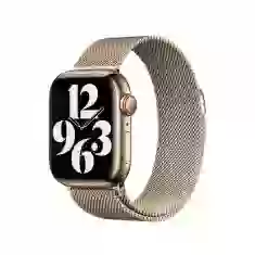Ремінець Milanese Loop Light Gold для Apple Watch 49 | 45 | 44 | 42 mm