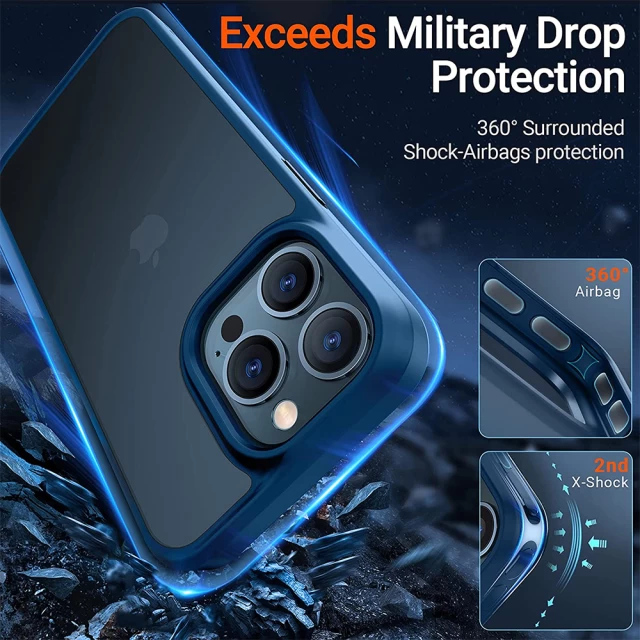 Чохол ROCK Guard Pro Protection Case для iPhone 13 Pro Blue (RPC2180BL)