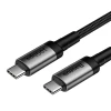 Кабель Baseus Cafule USB-C to USB-C 1m Grey (CATKLF-SG1)